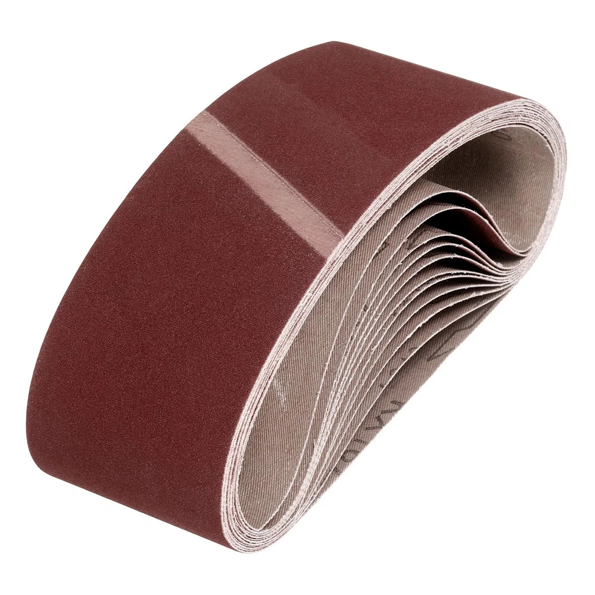QUARKZMAN 76mm x 533mm Bandes de Ponçage, 12 Pcs 240 Grains Ceinture Abrasive en Oxyde D'Aluminium pour Travail du Bois, Polissage du Métal, Affûteur de Couteaux
