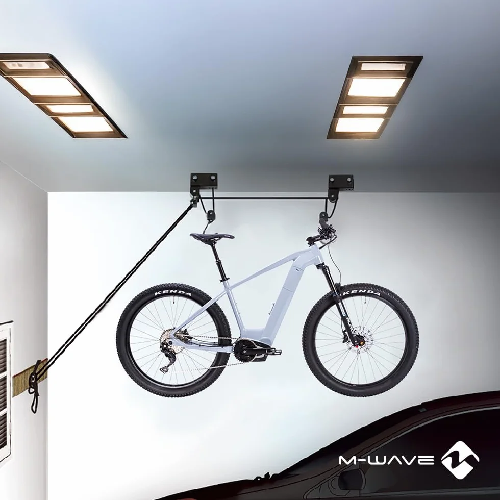 M-Wave Bike Lift Strong Ascenseur de vélo Noir | Porte-vélos