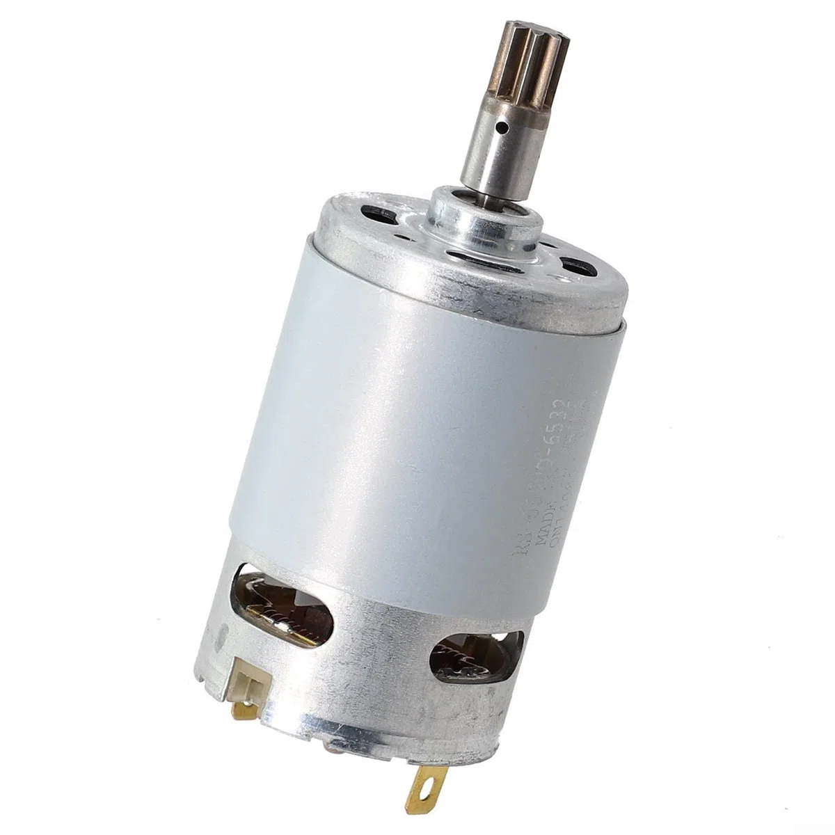 Honseadek Moteur 18 V 8 dents RS-550VD-6532 H3, moteur intégré pour 50027484 WU390 WX390 WX390.1, fabrication précise, pour scie à main sans fil