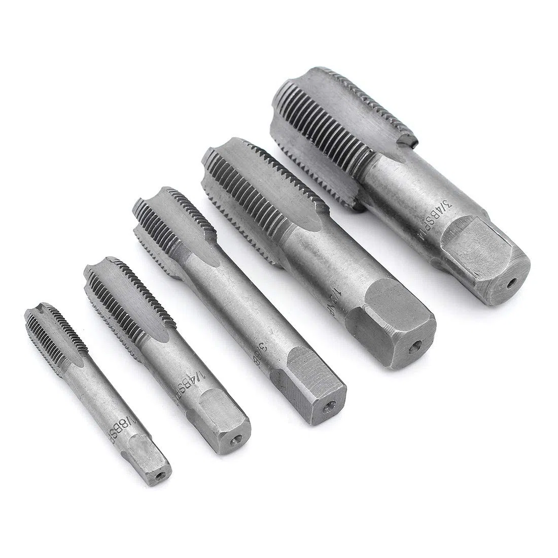 5Pcs Filetage de Tuyau BSP 55 Degrés Plug Tap G1/8 G1/4 G3/8 G1/2 G3/4