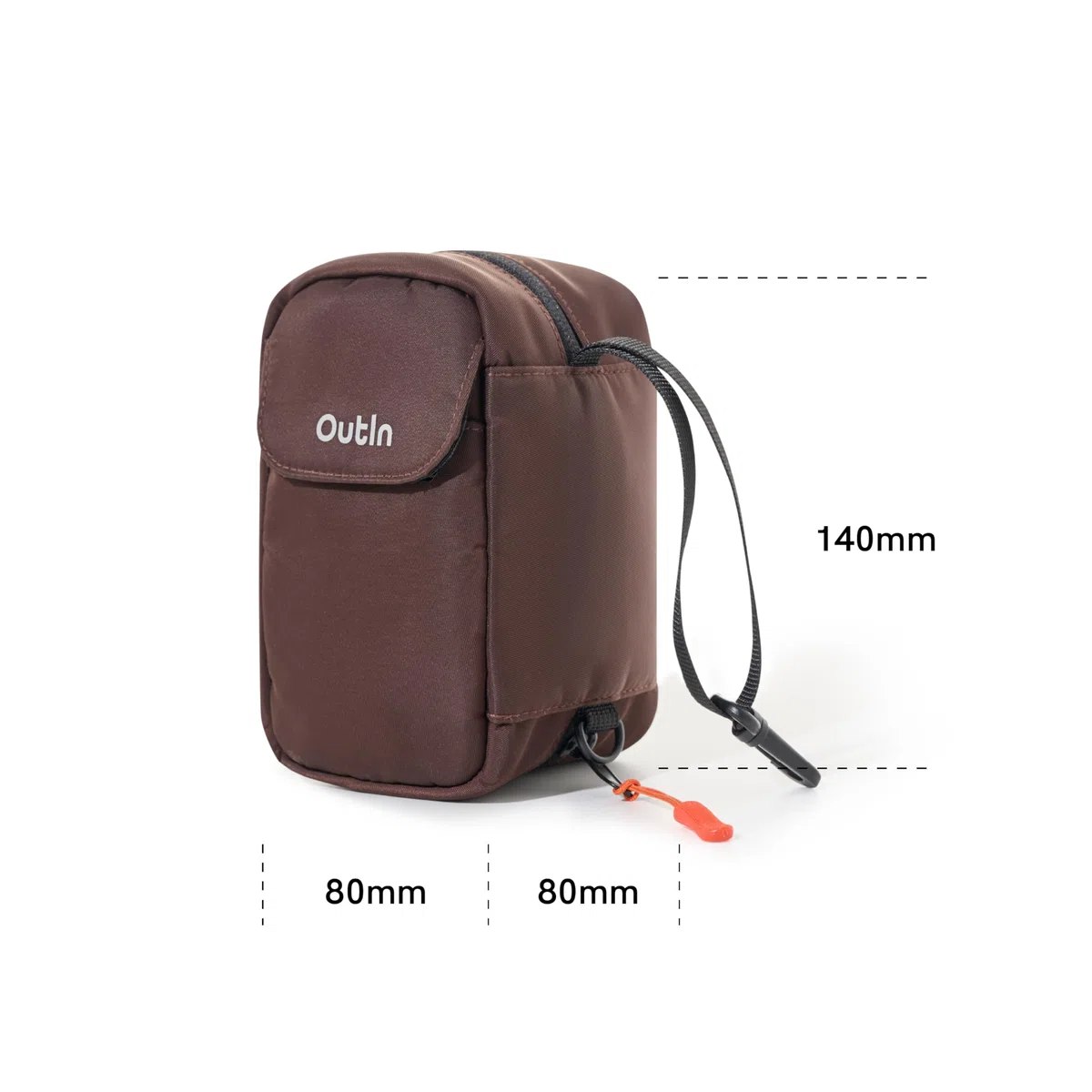 OutIn Trousse d'Équipement, Pochette pour Accessoires de Machine à Café Portable, Organisateur de Poche Polyvalent, Rangement Sécurisé, Kit Barista Durable pour Camping-Car & Voyage