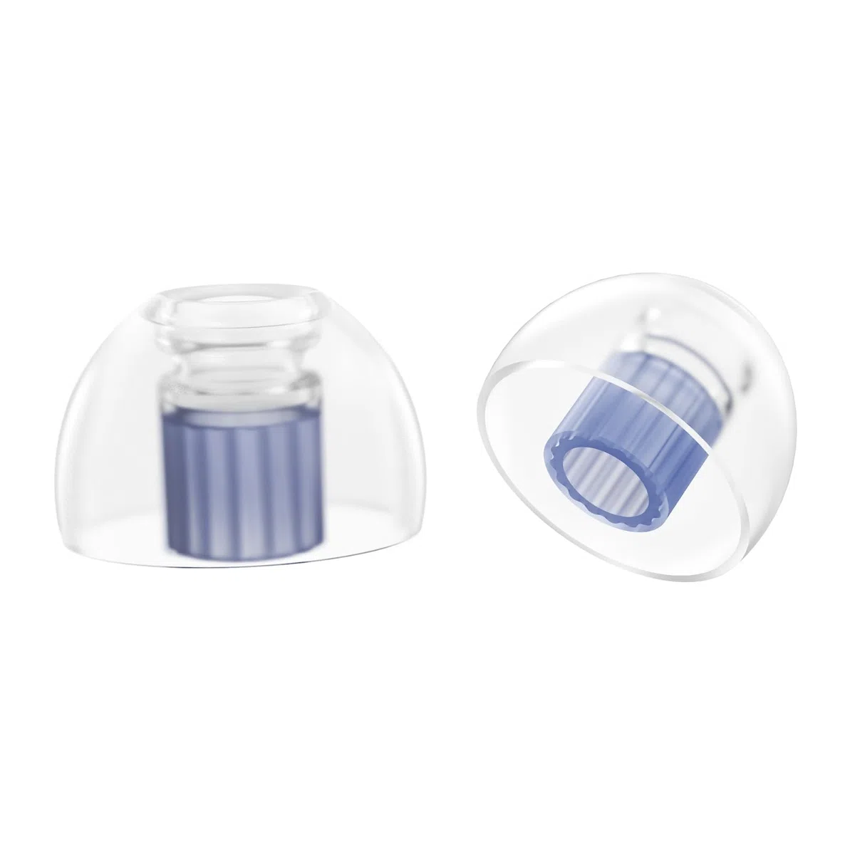 SpinFit W1 for IEM - L - Embouts d'oreille brevetés en Silicone de qualité médicale, Double Noyau en Forme de W, Plus de stabilité