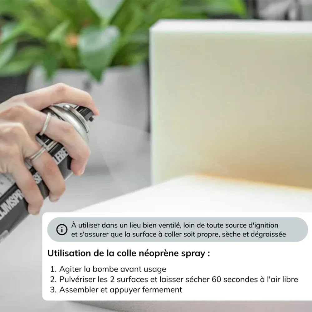 Colle néoprène en spray 500ml