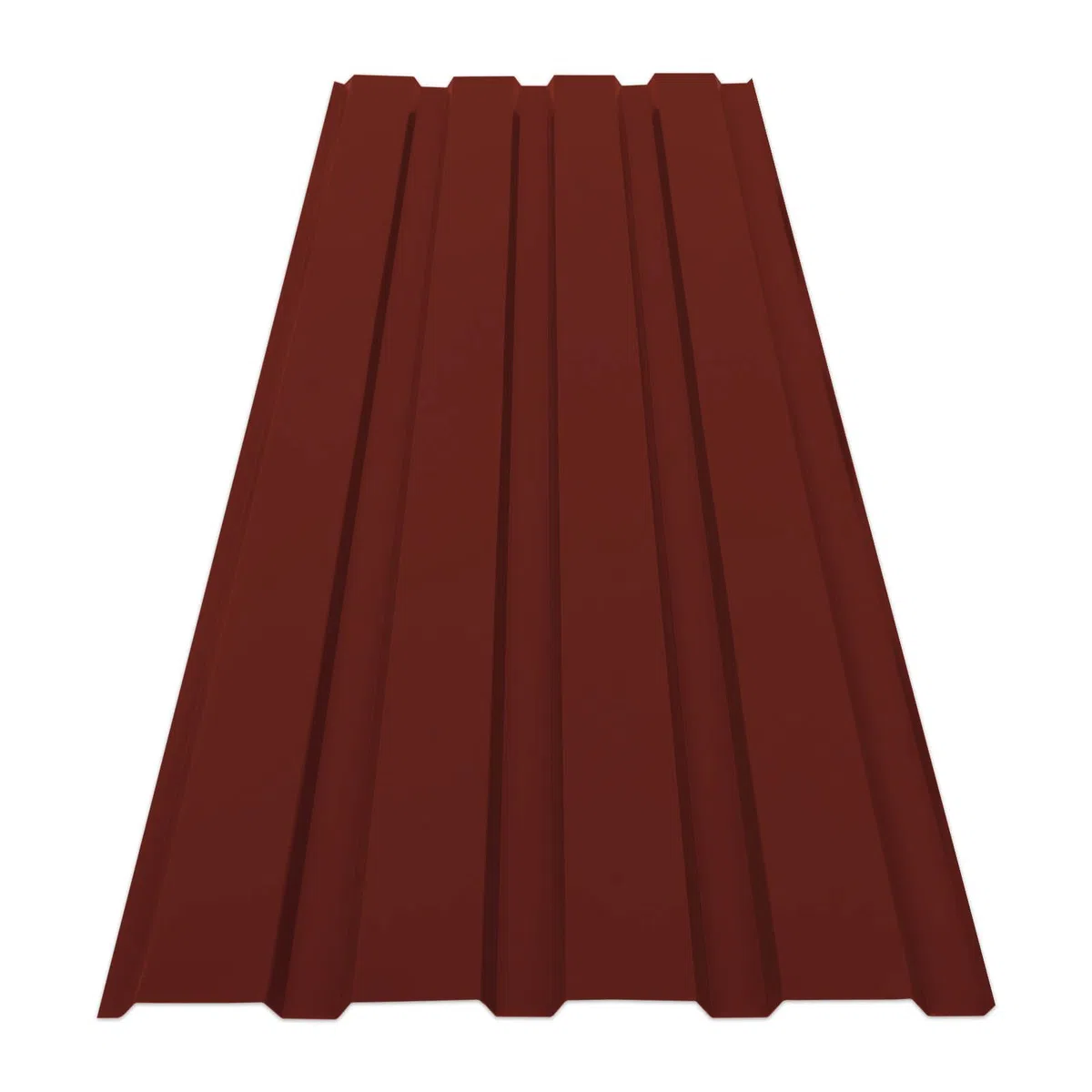 KARAT | Tôles Revêtement de Mur et de Toit | Tôles de bardage, Couverture métallique, tôle trapézoïdale | Lot de 15 tôles - Tôle avec vis | Épaisseur 0,25 mm | 115 x 45 cm, Rouge (Ral 6005)