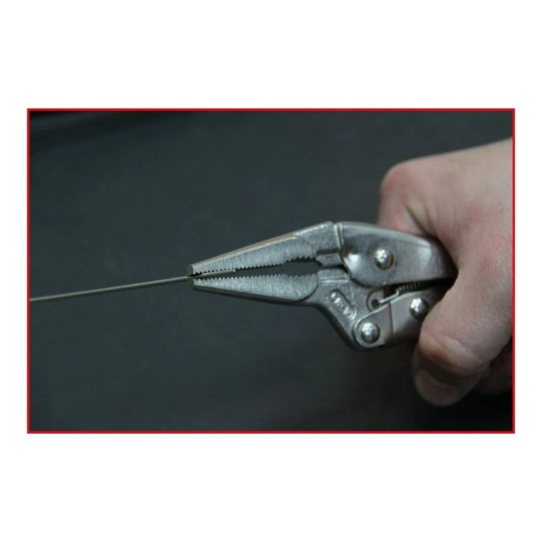 KS Tools 115.1034 Pince étau 6" bec rallonger 150 mm