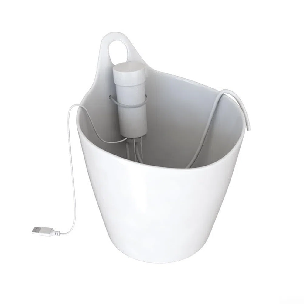 Pompe de drainage USB pour climatiseur, système silencieux d'élimination des condensats avec 5 V, 15 m, débit 450 ml/min pour unités AC 1-3P, kit d'installation (8 m)