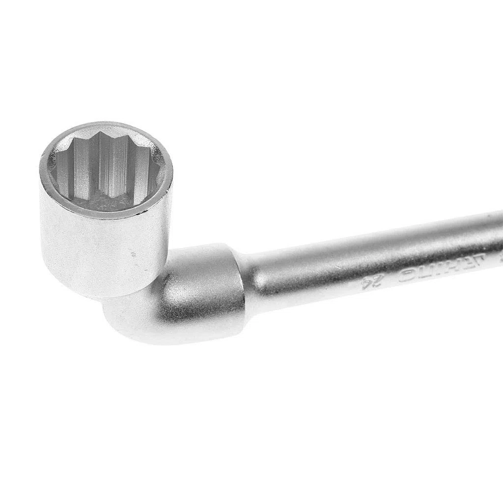 RHINO - Clés tubulaires et à pipe, Clé à pipe débouchée 24 mm - Diamètre 24 mm - Empreinte 6/12 pans - Fabriqué en Acier (Chrome Vanadium) - Garantie à vie - Plusieurs tailles disponibles