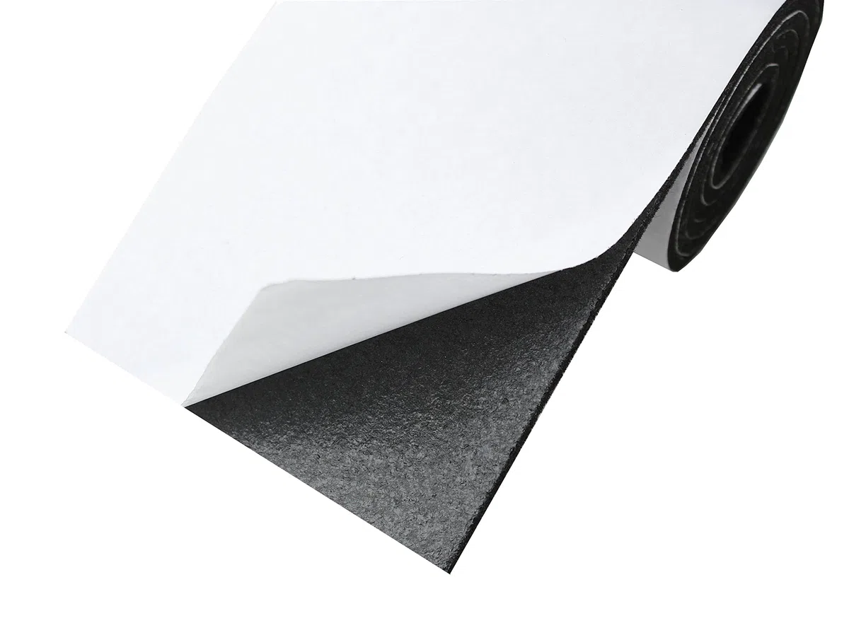 tukan-tex Ruban de feutre autocollant - 80 mm de large, 3 mm d'épaisseur, 20 m de long, rouleau de patins en feutre, protection anti-claquement, bande d'étanchéité en feutre (noir, 8 cm de large, 3 mm