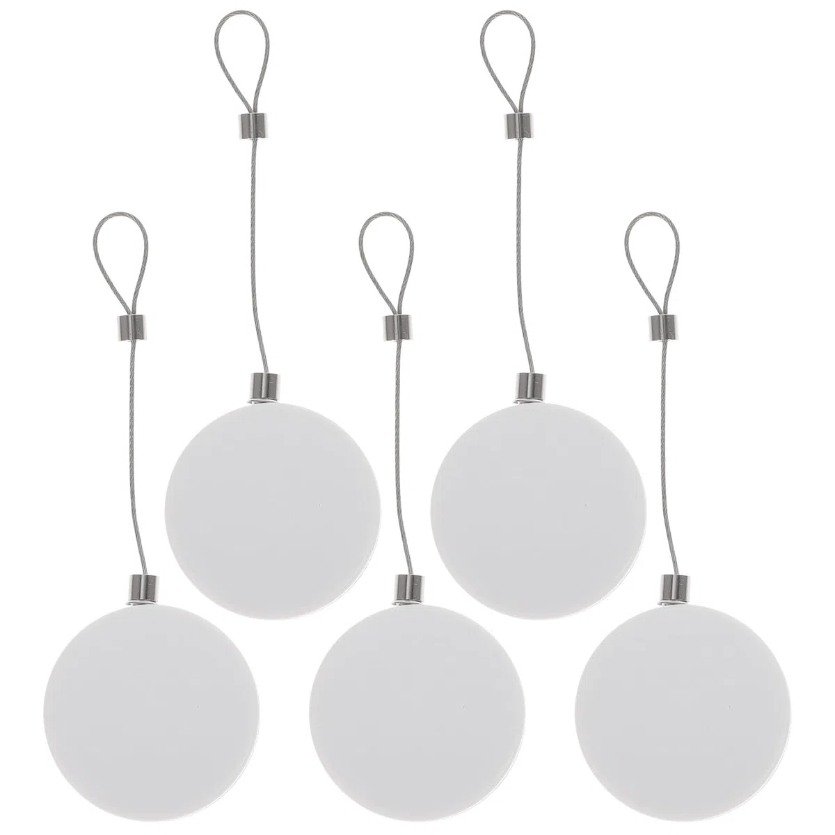 HOMSFOU Lot De 5 Boîtiers Antivol Rétractables Pour Câbles De Magasin Avec Clés Gestion Des Câbles Anti-Perte Auto-Adhésive Pour Téléphones Et Électroniques En Exposition