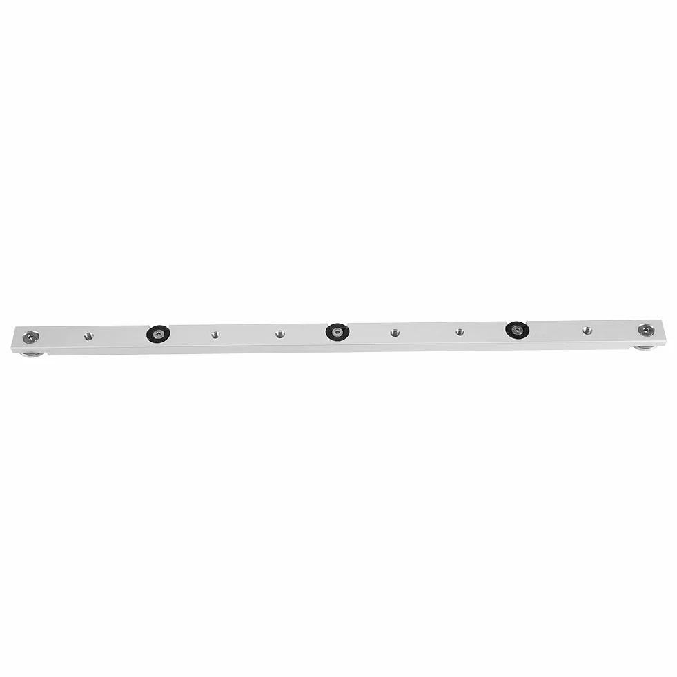 Barre d'onglet en Alliage d'aluminium Mitre Bar Rail Mitre Guage Bar Slider Table Scie Jauge Tige Bois Outil de Travail menuiserie(450mm)