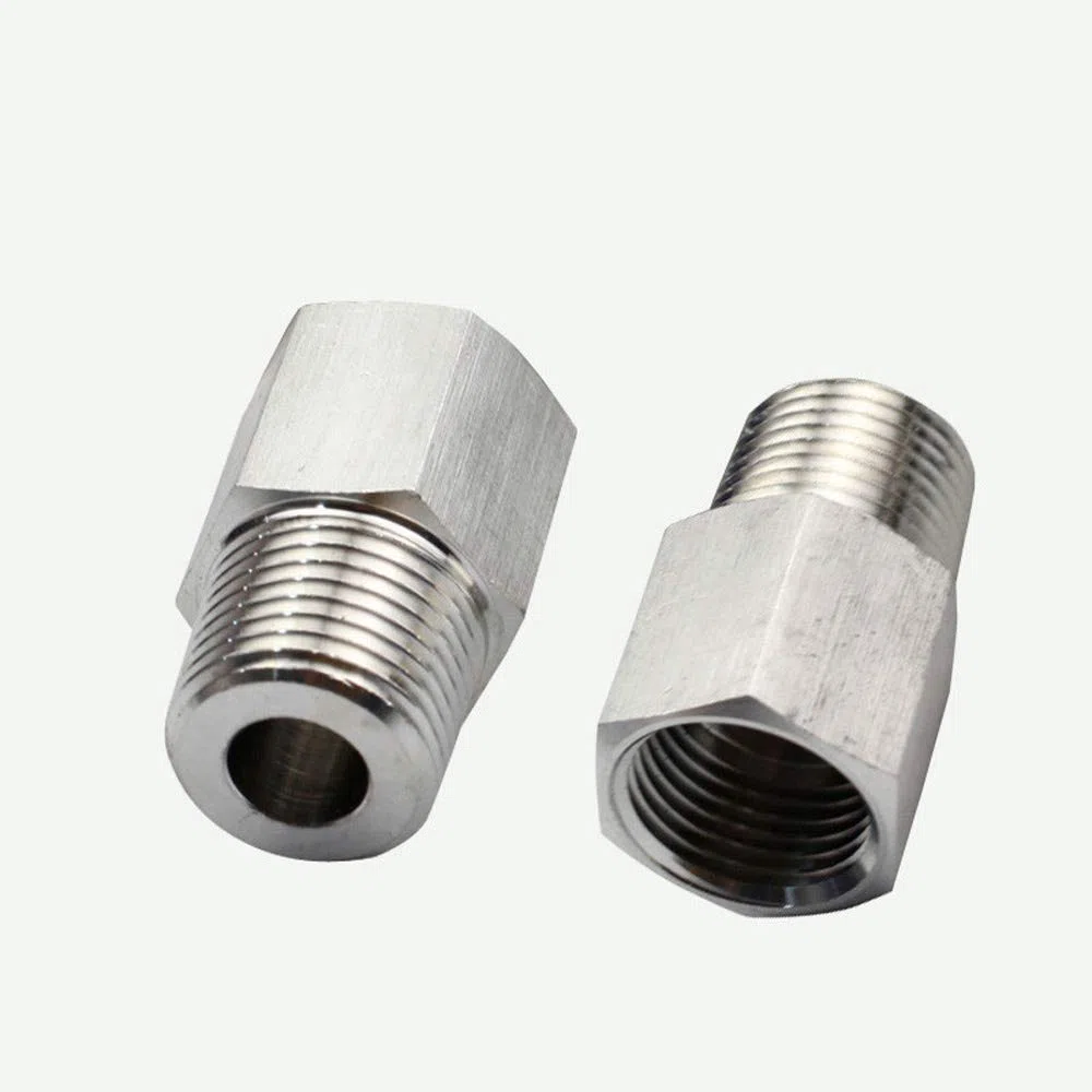 Raccord réducteur femelle M10 x 1 mm vers mâle NPT 1/4" for tuyau, manomètre haute pression
