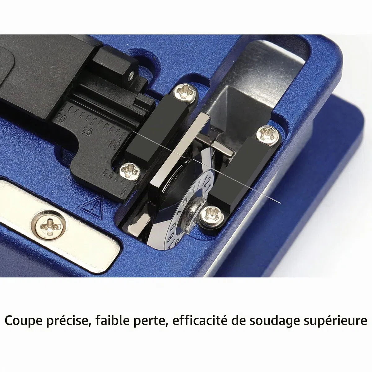 Cliveuse fibre optique FC-6S pour Sumitomo – avec 36000 coupes et revêtement, diamètre : 250 um – 900 um, lames 12 positions, matériel fibre utilisé en FTTH.