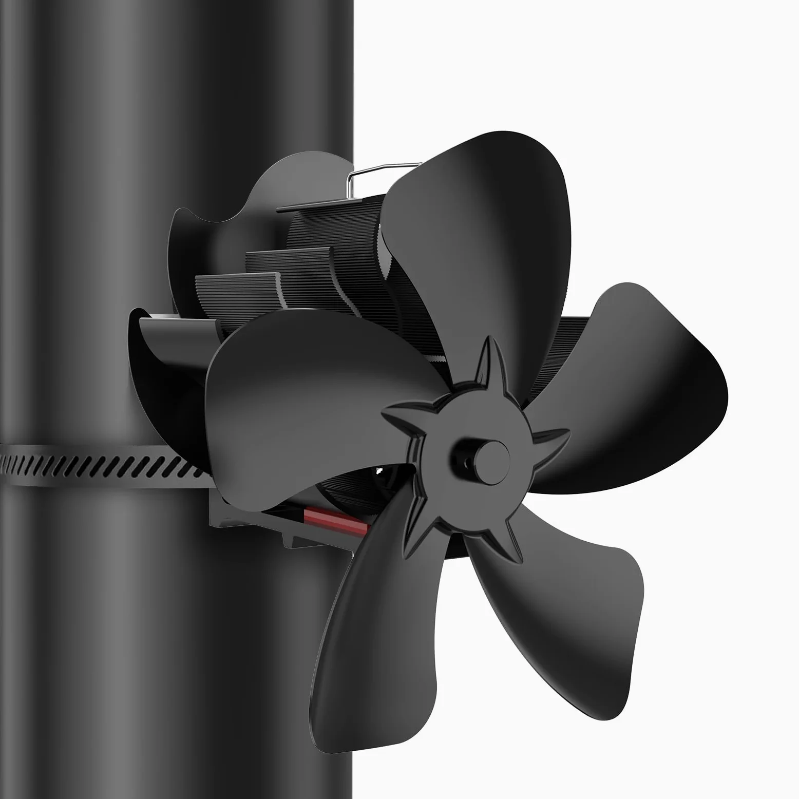 Ventilateur Poele à BoisAmélioration Alimenté à la Chaleur Ventilateur Cheminee,Convient aux Poêles à Bois, Cheminées et Cheminées