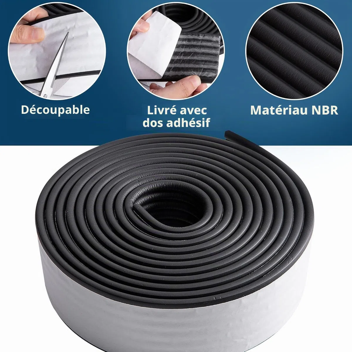 Isolation de Tuyau 8cm x 5m - Isolant pour Tuyaux de Chauffage Extérieurs - Manchon Isolant