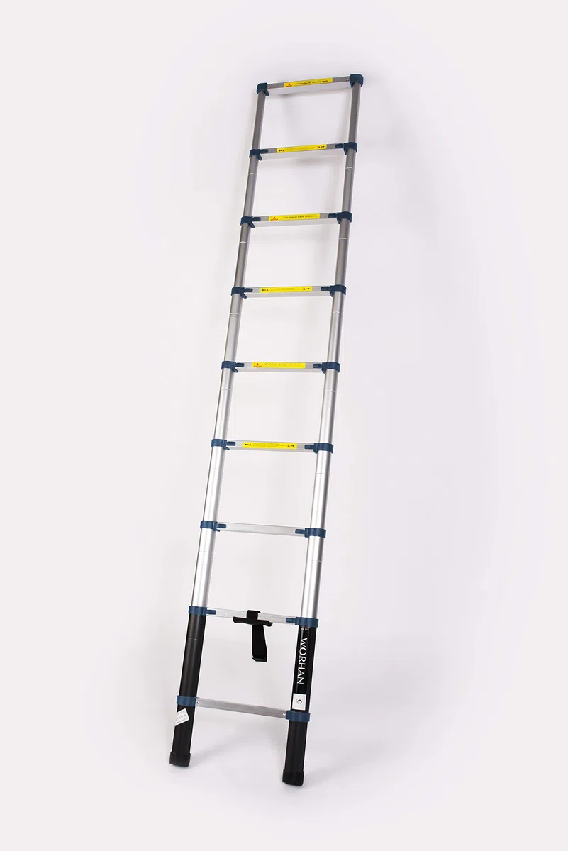 Echelle de 2m Télescopique Pro Aluminium Anodisé Solide Extensible 200cm ( 2m C-Line) 1K2C