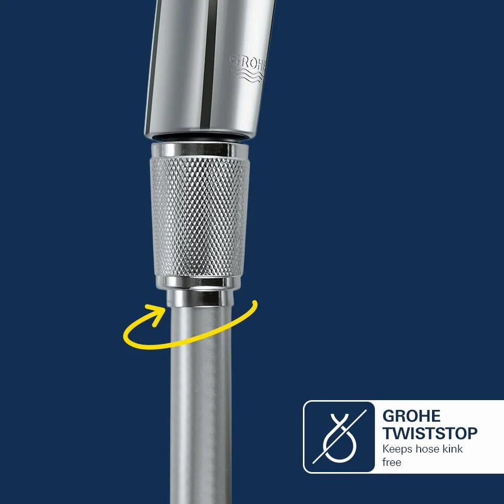 GROHE Tempesta-F Trigger Spray 30, Pommeau de Douche 1 jet avec Gâchette, Chromé, 27512001 (Import Allemagne)