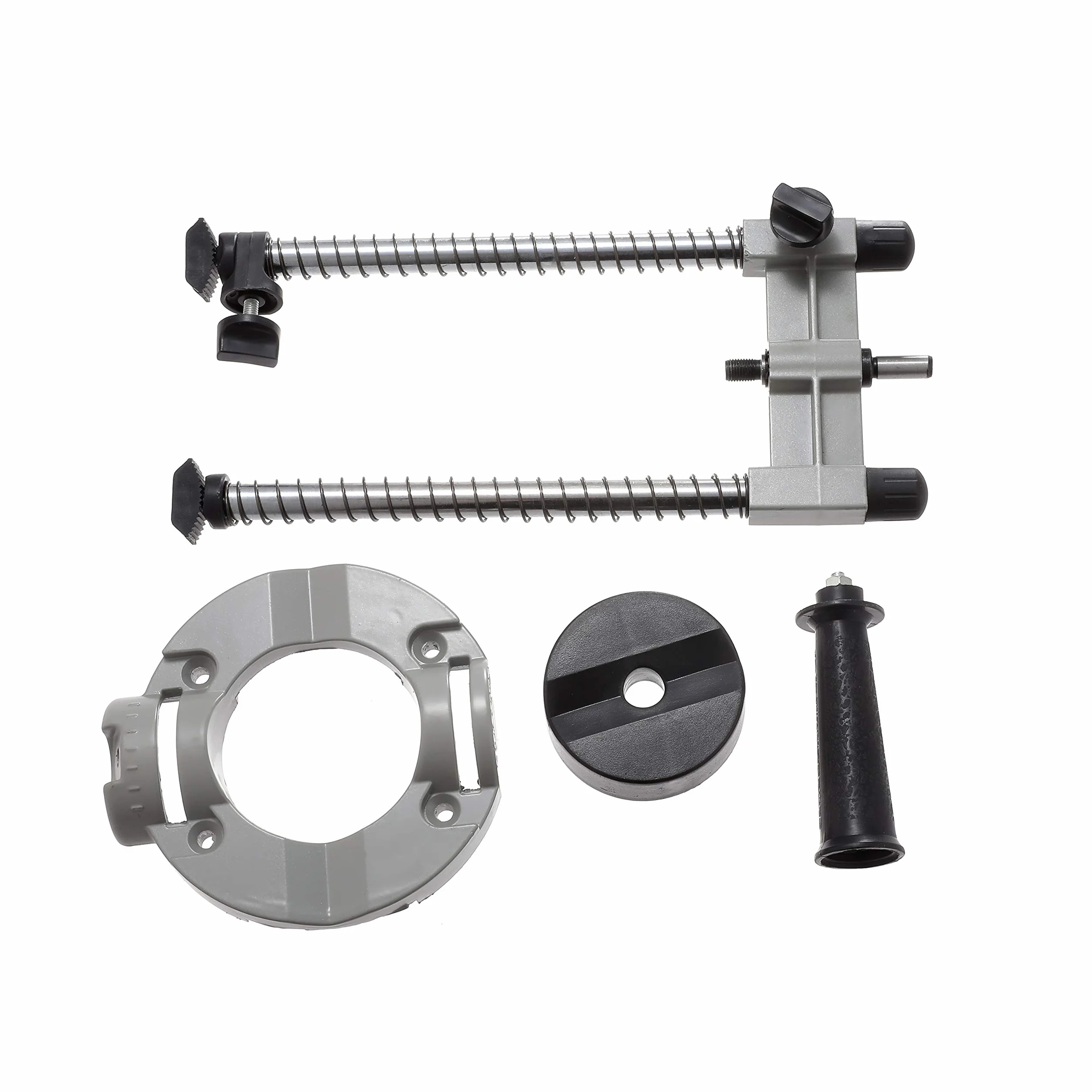 TOPWAY Support de Forage avec Mandrin 13mm, Attachement de Guide de Perçage Mobile Multi-angle pour perceuse électrique 1/2" et 3/8" 105414