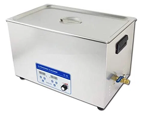 Gowe nouvelle 110/220 V/240–600 W Nettoyeur à Ultrasons industriel 30 l équipement en acier inoxydable Machine de nettoyage à ultrasons de bain