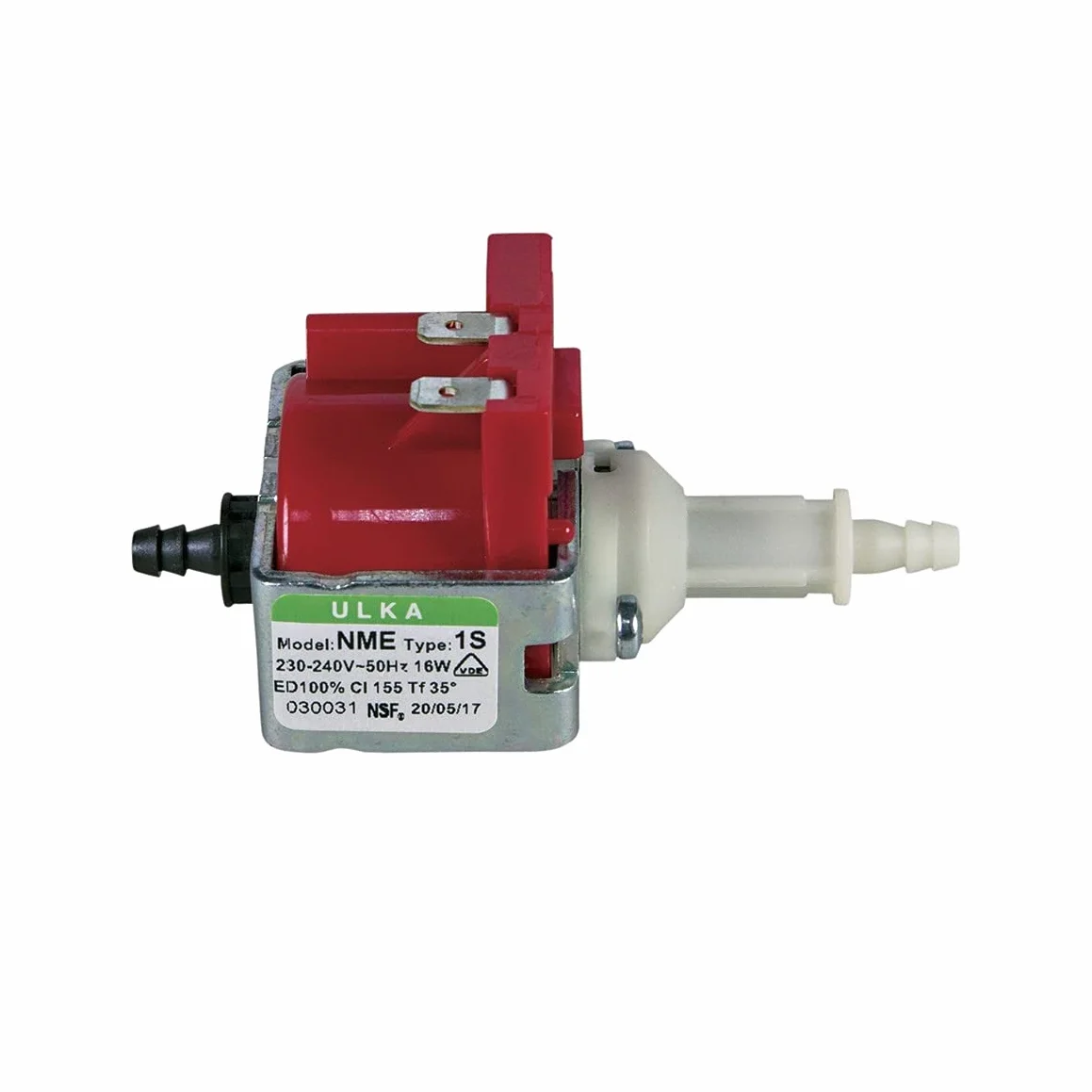Ulka NME1S Pompe Electro Pompe à Eau Druckgerätepumpe Piston Oscillant 230 Volt 16 Watt Universel Machine à Café Automatique