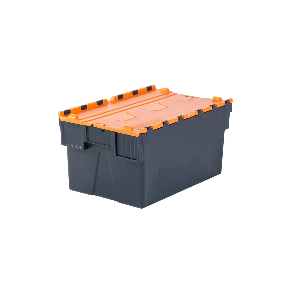 Provost Bac navette gerbable et emboîtable orange 40L - 60 x 40 x 25cm
