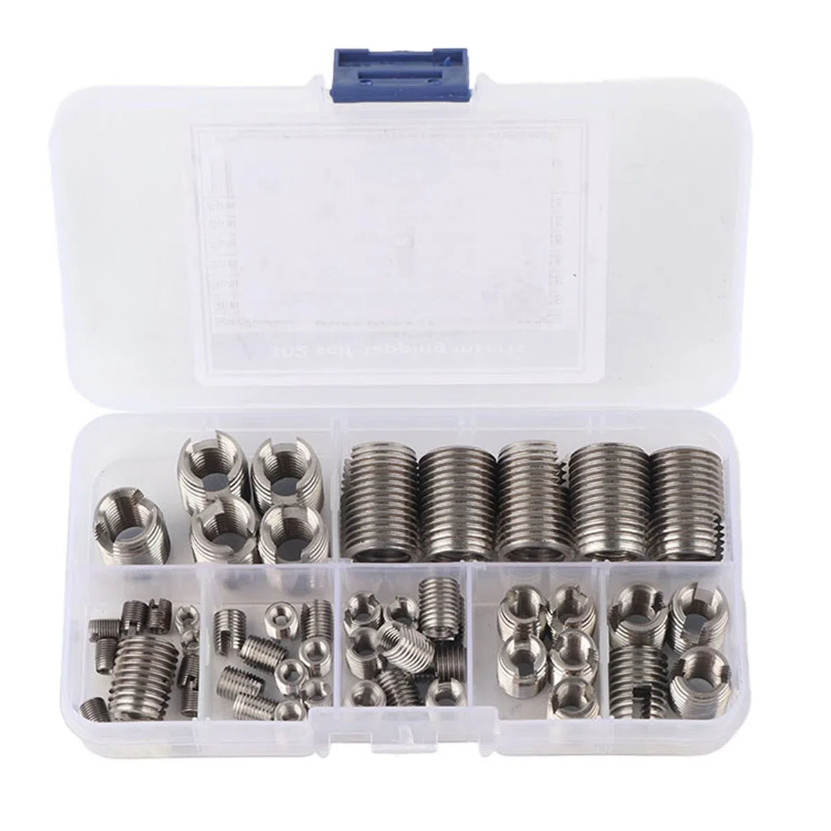 Filets Rapportés, Autotaraudeurs Fendus, Haute dureté, Acier Inoxydable, Filetage Intérieur, 50 Pièces pour Réparation. Renforcer la Réparation, Filetage Interne