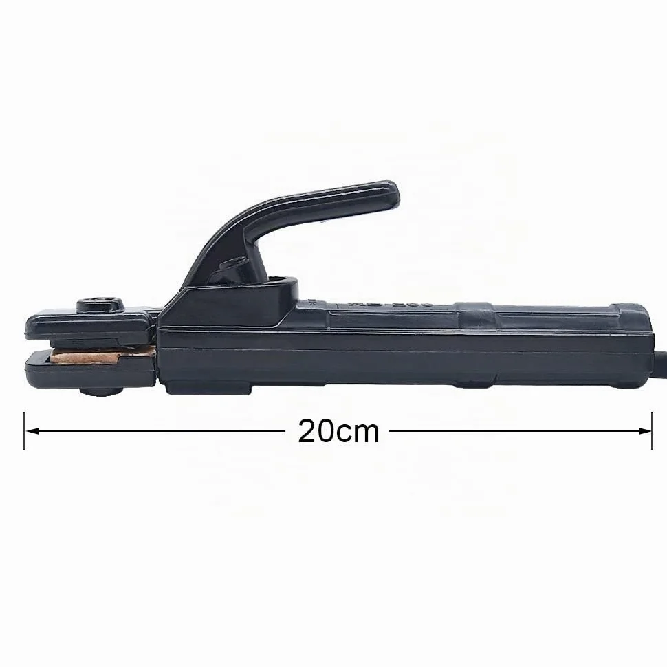 Pince de maintien pour électrodes de soudage avec porte-électrodes 200 A ou 300 A (16 mm²/200 A mandrin 9 mm (3 m)