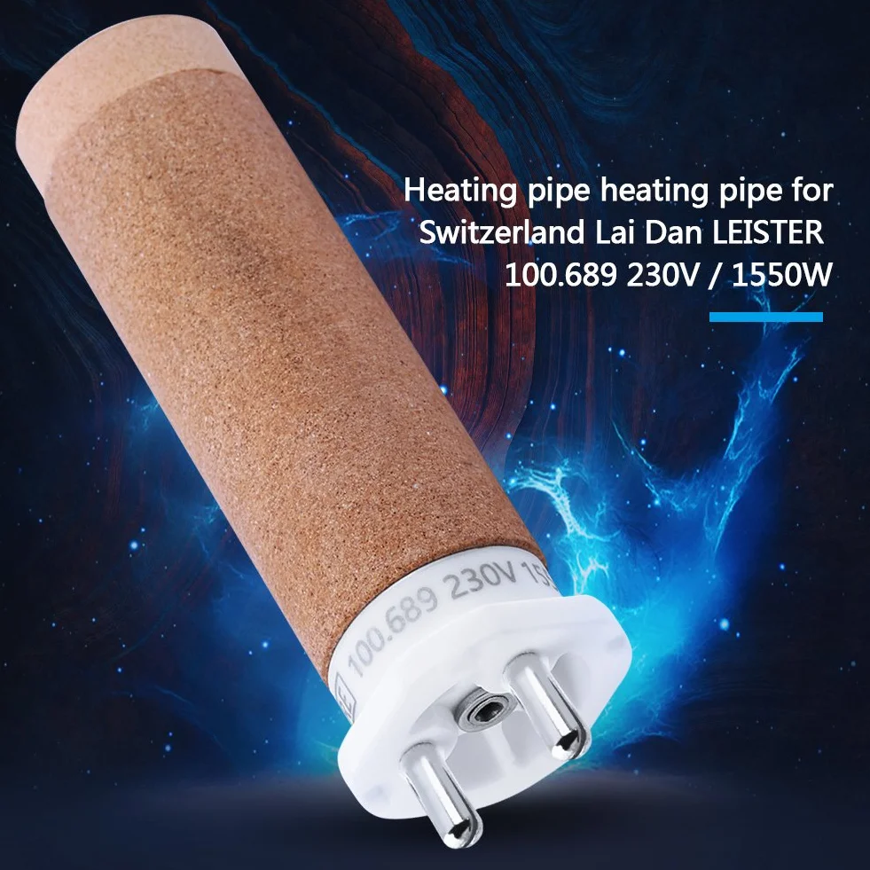 Leister 100.689 Chauffant Elément, 230V 1550W Chauffant Tube Elément de Remplacement en Céramique D'Origine, pour Pistolet À Air Chaud Triac-S Pistolet À Souder Le Plastique