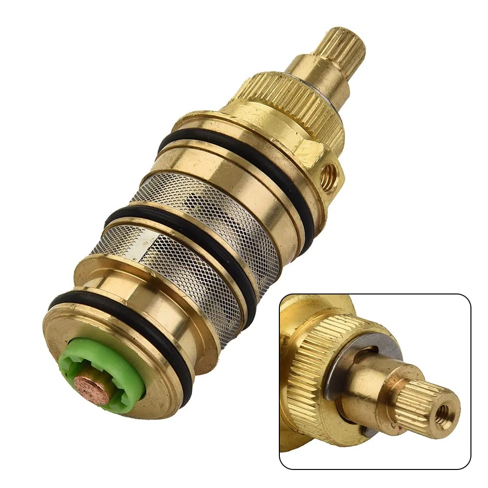ZYWUOY Cartouche thermostatique de rechange en laiton - Kit de réparation pour robinet de douche - Robinet de douche - Kit de réparation de poignée de robinet de douche
