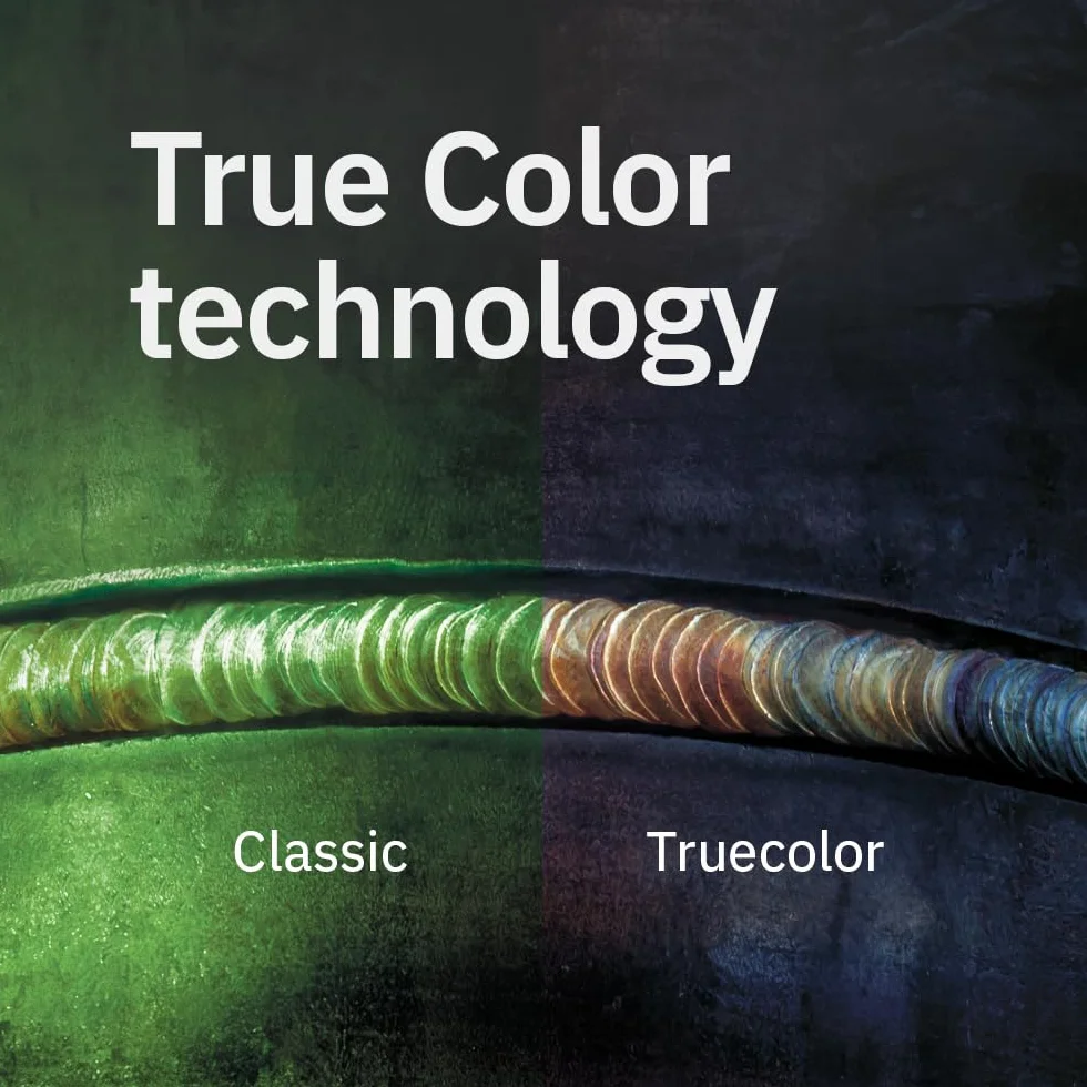 GYS, Masque de Soudage LCD TECHNO 11 True Color, Teinte 3/11, Champ de Vision 100x49mm, Assombrissement Auto 0,60ms, Classe Optique 1/1/1/1, pour MMA, TIG, MIG/MAG