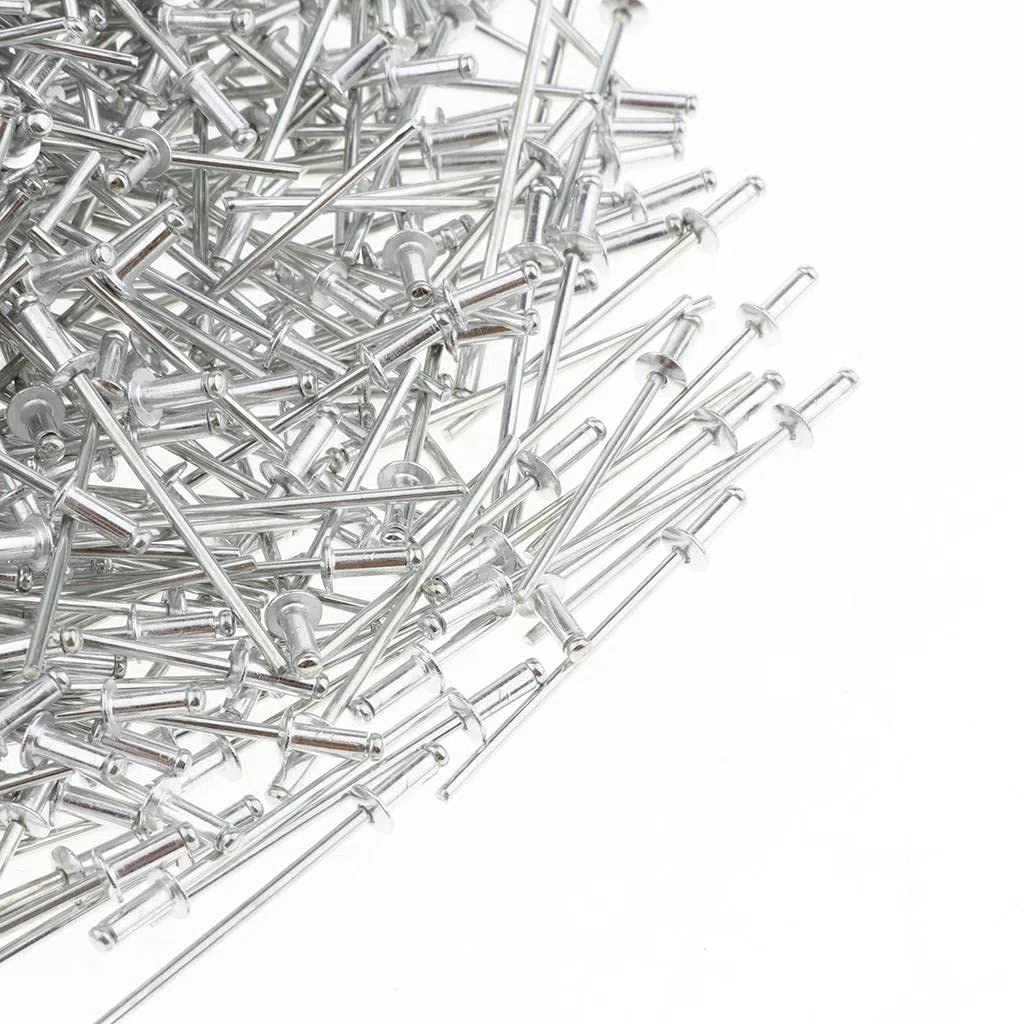 1000 Rivets Tete Dome Ouvert Aveugle 2.4mm, 2.4x6mm