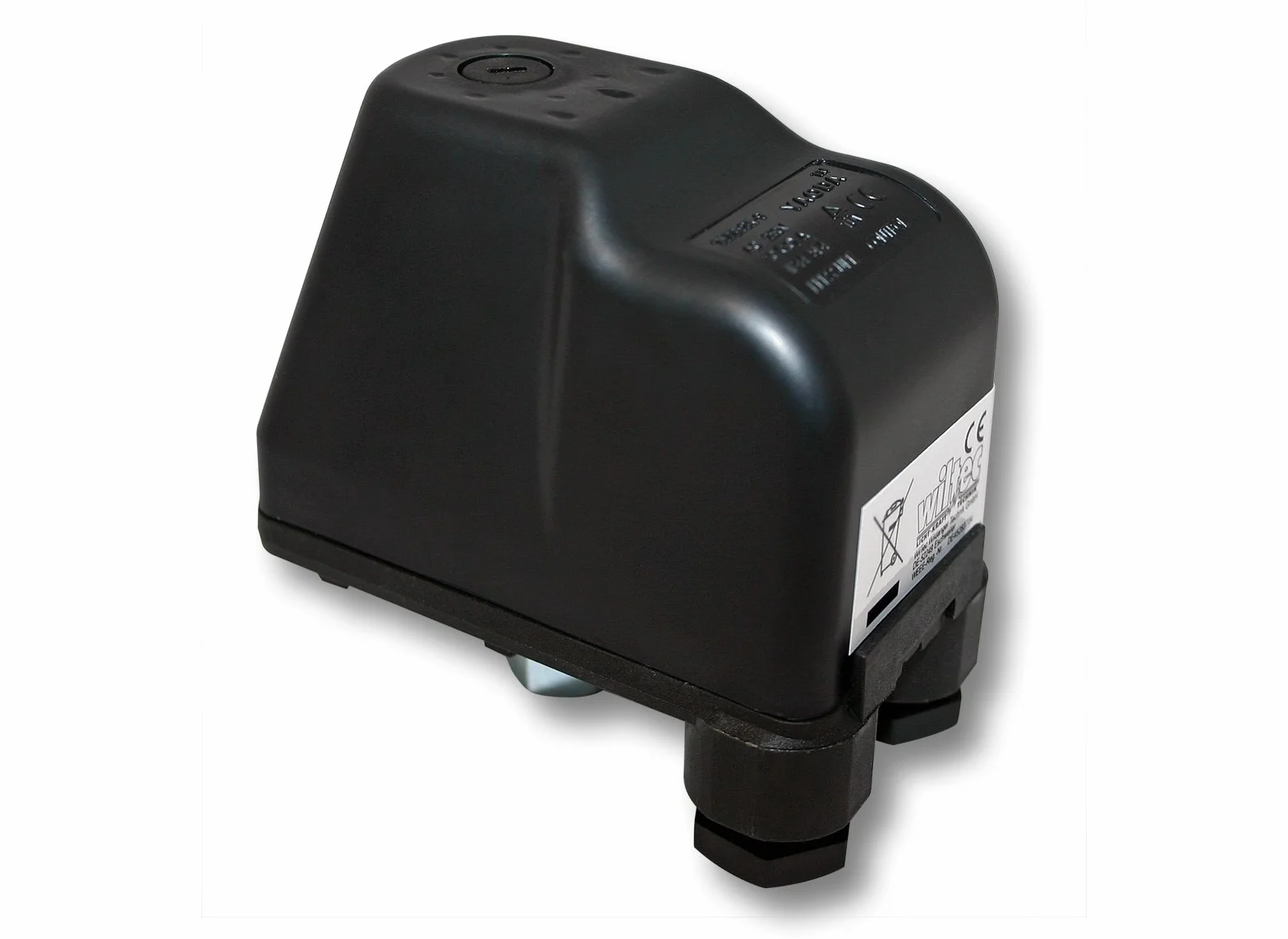 Wiltec Transformateur 230 V en 12 V – 90 x 85 x 58 mm – 830 mA 10 VA AC/AC – IP 44 – Adapteur de Réseau Jebao avec Raccord vissé, 2 pôles – source de courant pour Éclairage Pompes Bassins