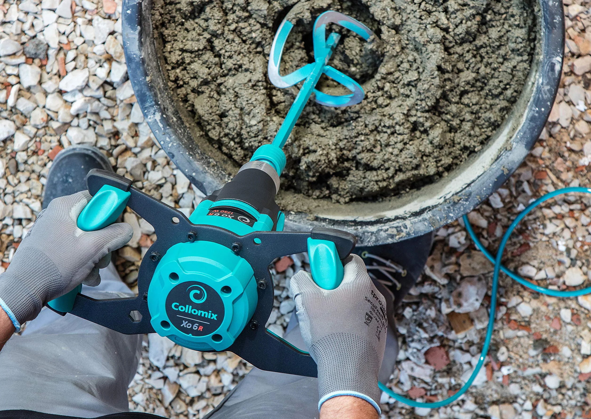 Collomix 40.114-000 - Varilla mezcla MK 120 HF turquoise
