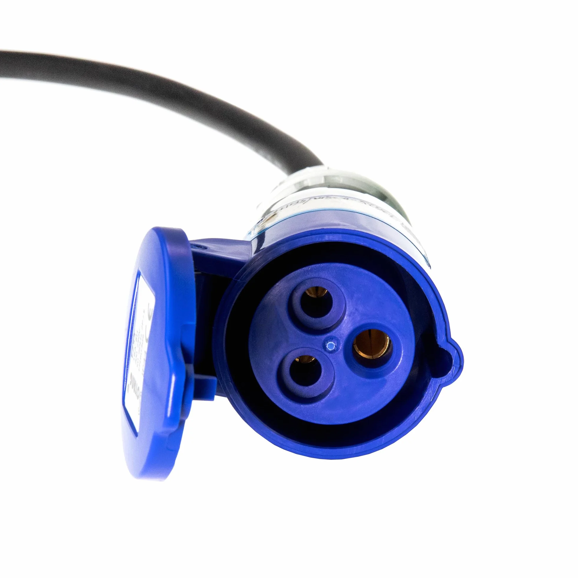 2X Adaptateur CEE - Connecteur CEE vers prise de type F - Prise de type F vers connecteur CEE - 230V 16A pour camping et camping-car