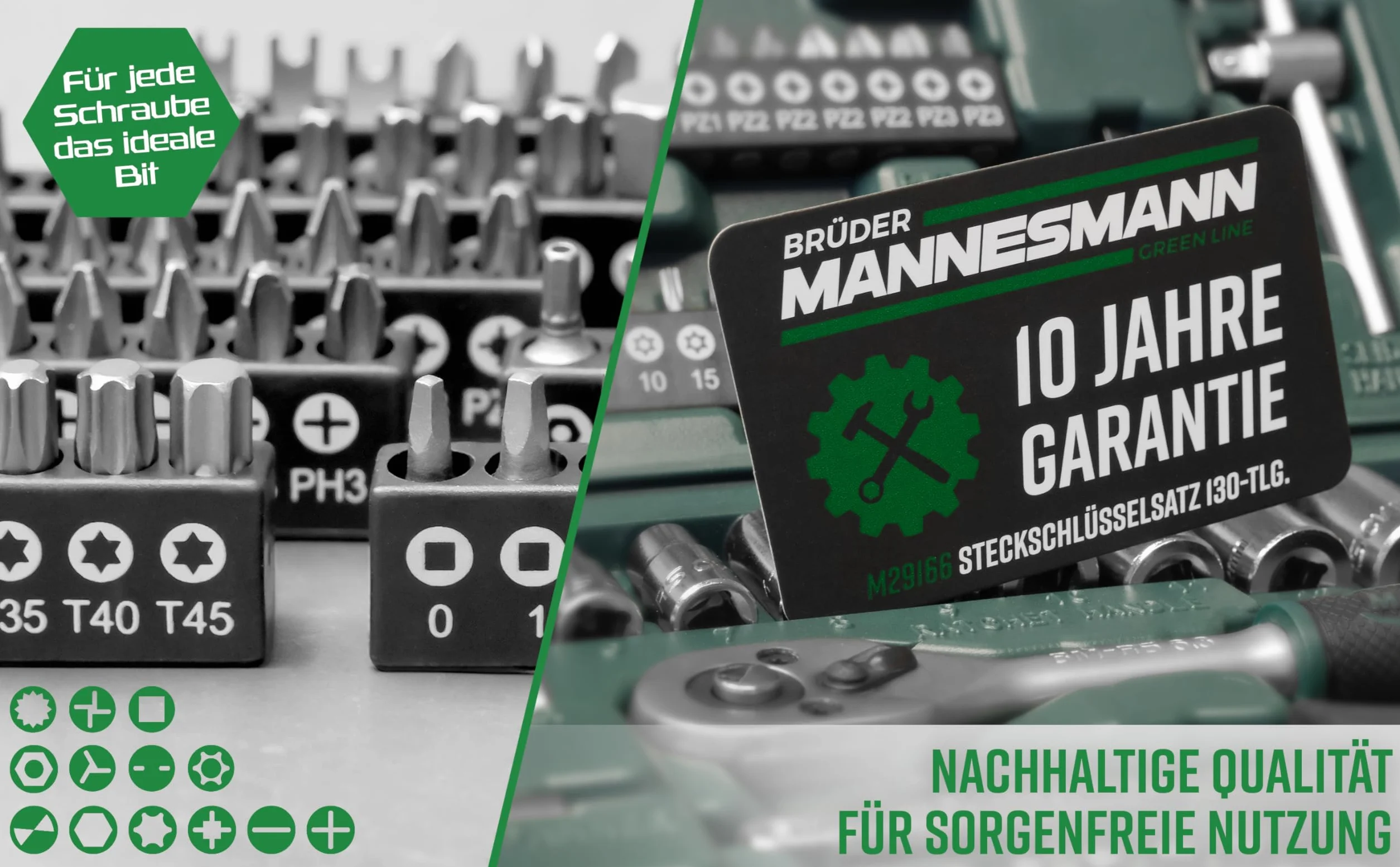 Brüder Mannesmann One Size Coffret de douilles et embouts (130 pièces)