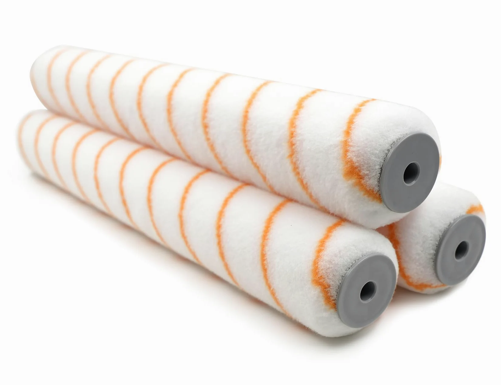 ROLLINGDOG Lot de 3 manchons de rouleau de peinture en polyester pour plafond, mur, sol, terrasse 45,7 cm