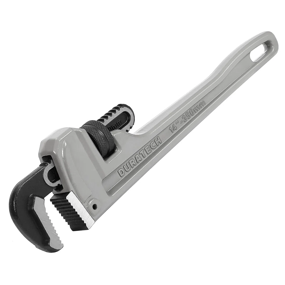 DURATECH Clé Serre-Tubes Droite en Aluminium Robuste 350 mm, Clé à Griffe pour Réparation de Plomberie