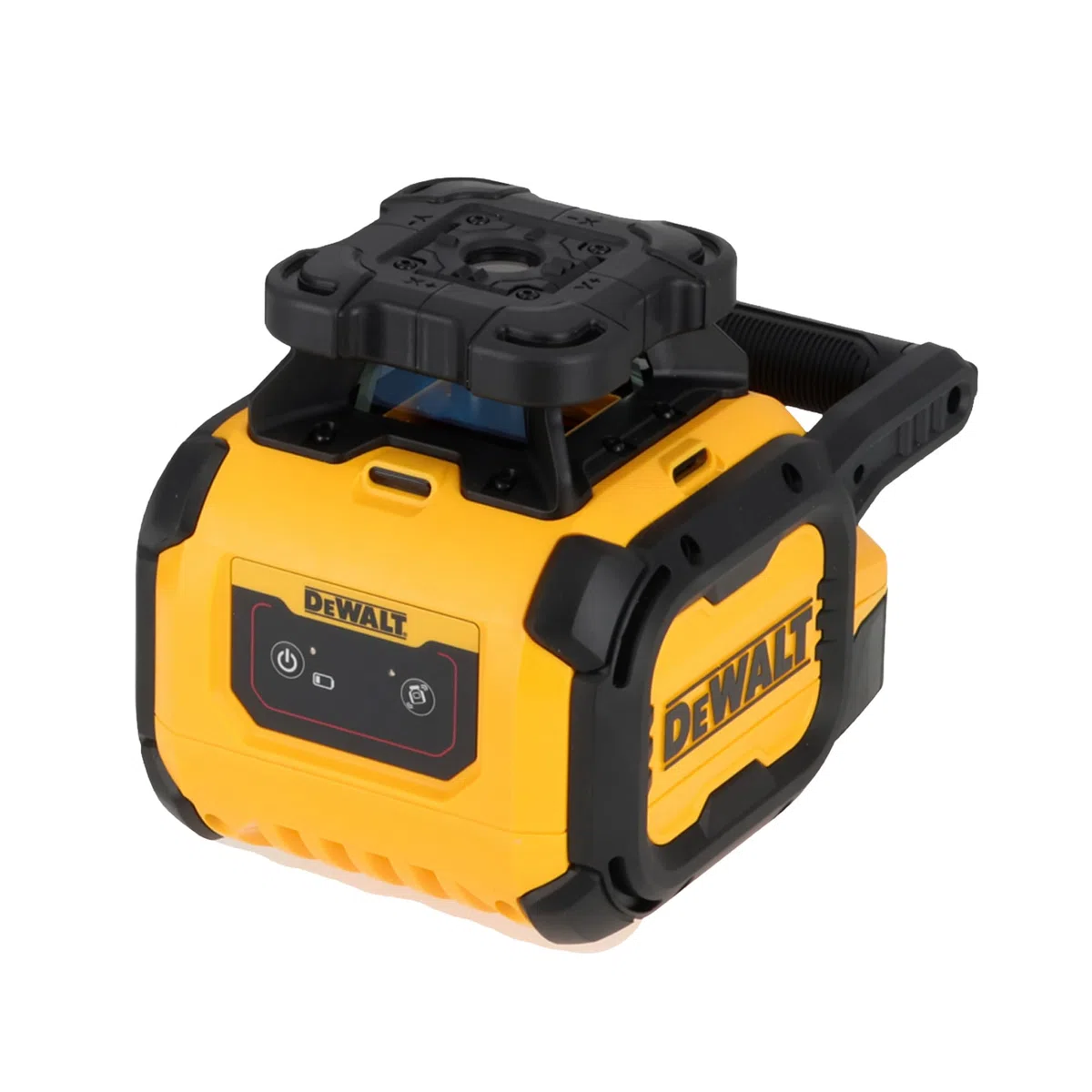 DEWALT Laser alcalin rotatif rouge, portée de 600m avec détecteur, autonomie de 35 heures des piles alcalines, DCLE05211R-XJ