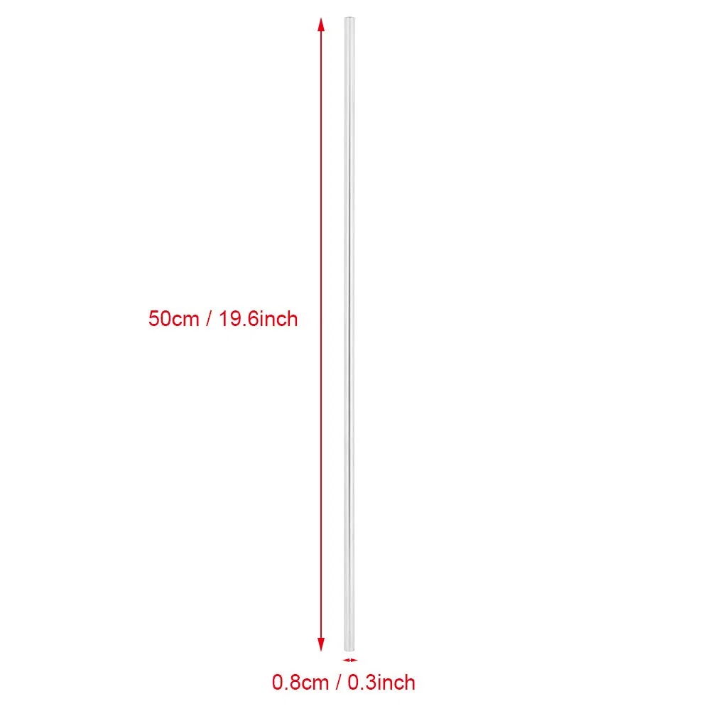50 * 1 * 1 Tige 600mm Ronde en Acier Inoxydable Tige Pièce D'acier Inoxydable Cyan Rail Axe L Rond Droit 8mm Diamètre 500mm Longueur