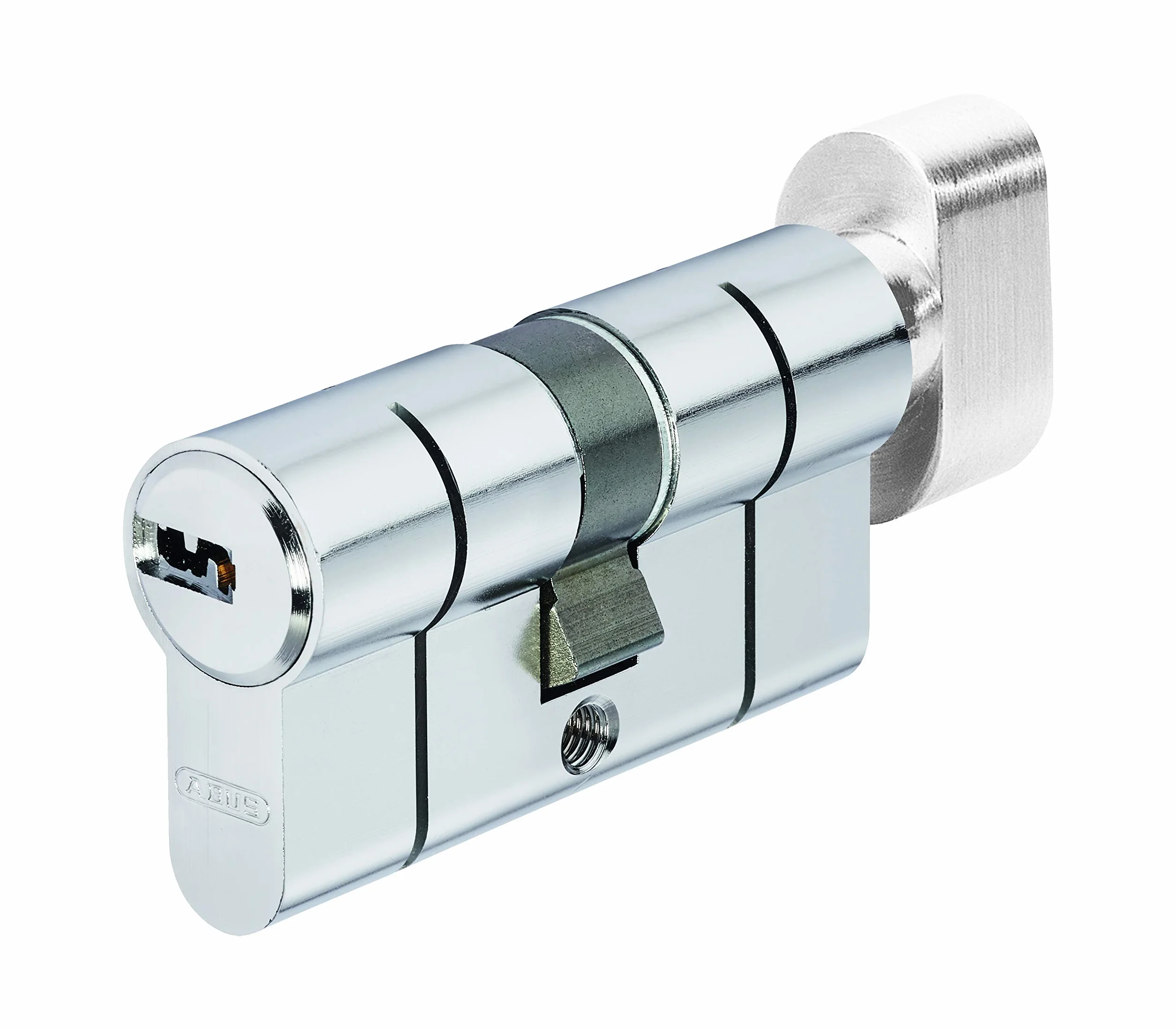 Abus Cylindre à bouton KD6PSN Z30/K40 mm Bkn, Nickelé 0072762