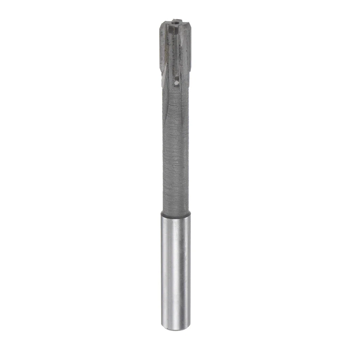 sourcing map Alésoir à mandriller 9,7 mm H7 carbure pointe droite cannelures tour tige ronde fraiseuse