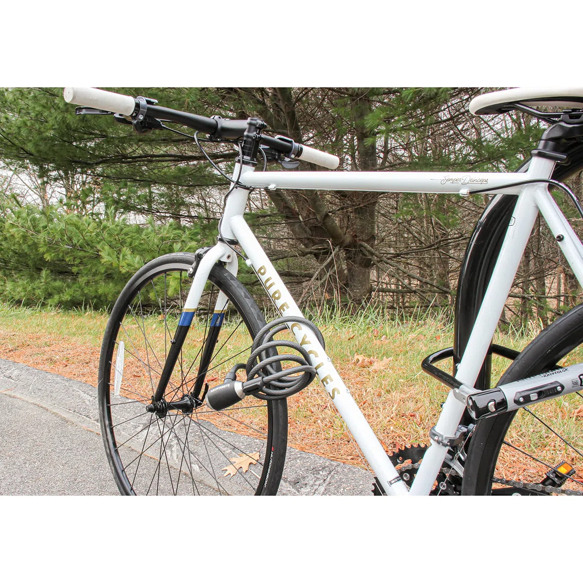 Kryptonite KryptoFlex 1518 Câble Antivol avec Clé, Niveau Sécurité 3/10 | Câble Tressé en Acier de 15 mm, Antivol Vélo avec Revêtement en Vinyle, Système Easy-Click, 1,07 kg, Longueur 180 cm