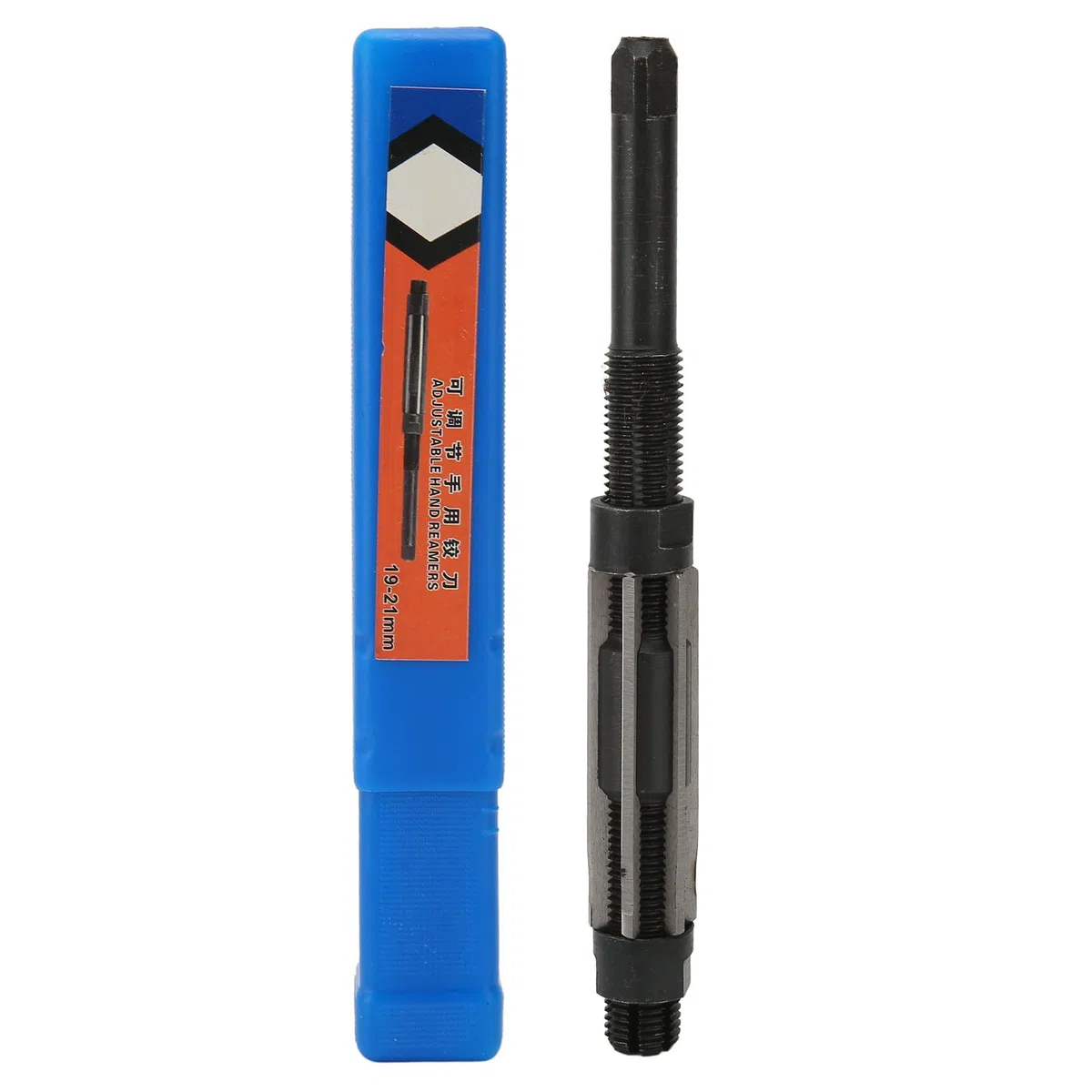 Alésoir Réglable 19-21mm 9SiCr Alésoir à Main Extensible à 6 Cannelures pour Perceuse