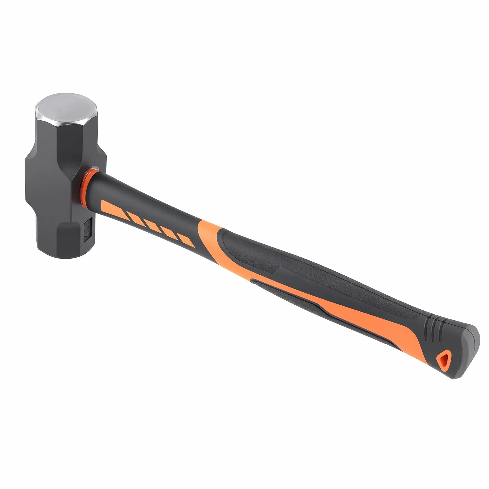 Maillet 2000 g avec manche en fibre de verre, marteau de proposition | Marteau de jardinage de haute qualité avec tête en acier au carbone de 2 kg - Avec gri antidérapant de 32 cm