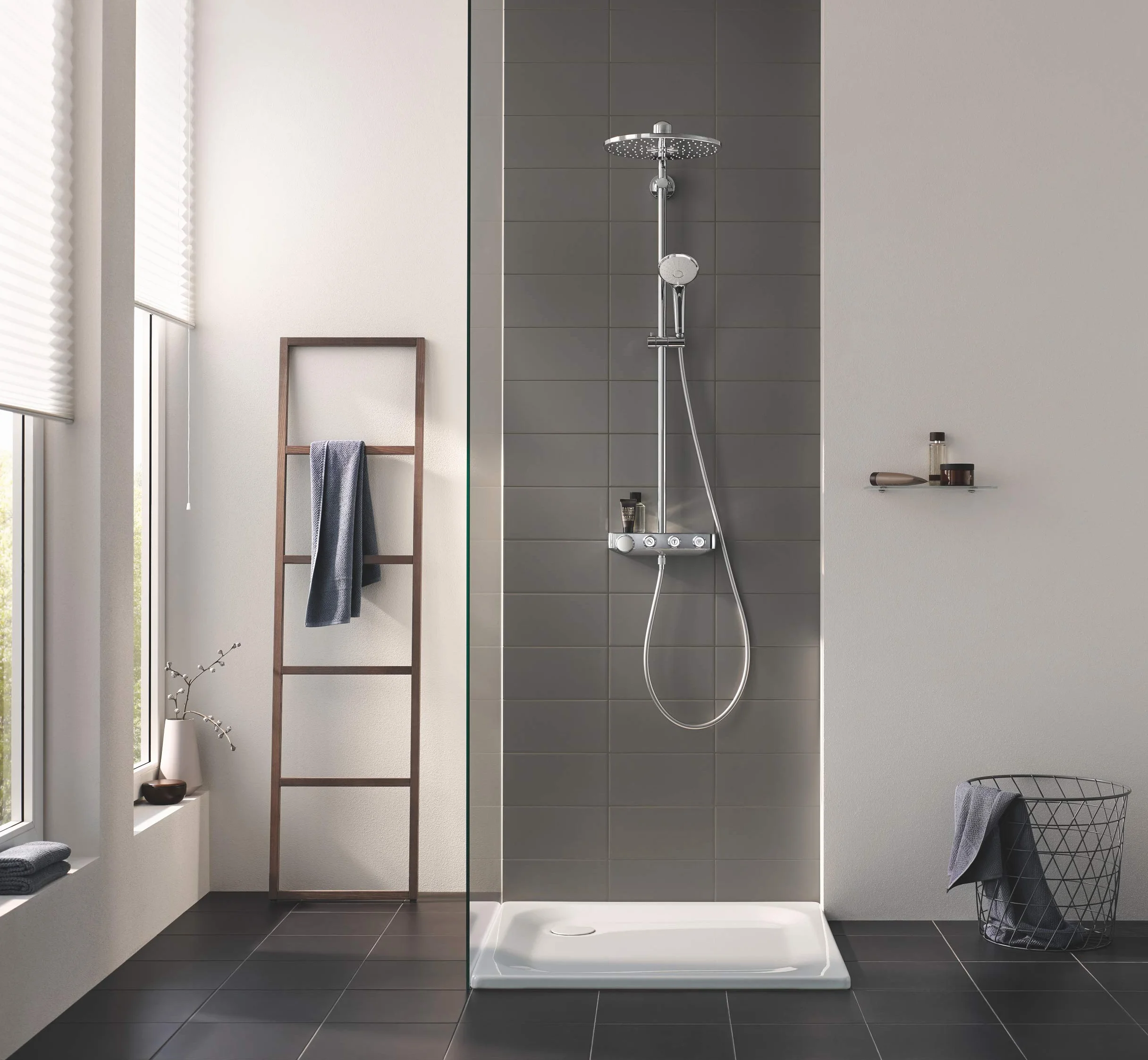 GROHE Colonne de Douche avec Mitigeur Thermostatique Euphoria Smartcontrol System 310 mm Duo 26507000