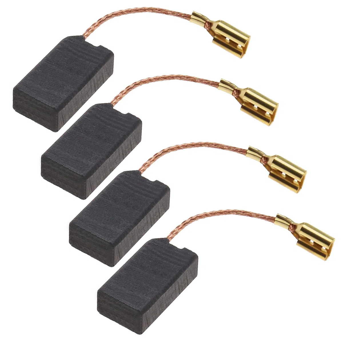 ECSiNG 2 Paires Balais de Charbon 6.3x10x17.5mm Pièce de Rechange de Moteur Compatible avec HILTI TE14 TE15 TE15C TE18M TE24 TE25 TE104 Accessoires d'outils Électriques