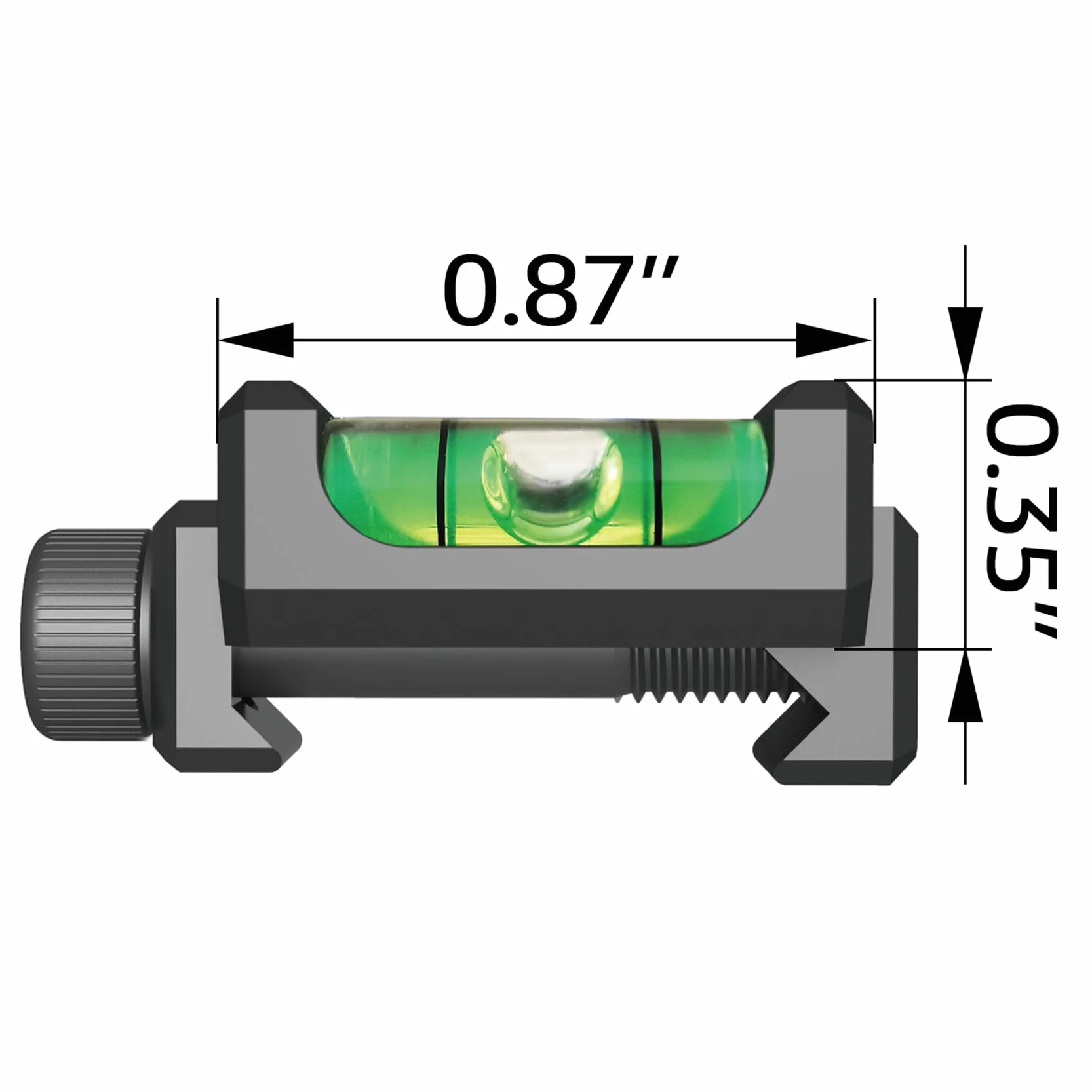 Précision Picatinny Bubble Level - indicateur Anti-Cant profil bas