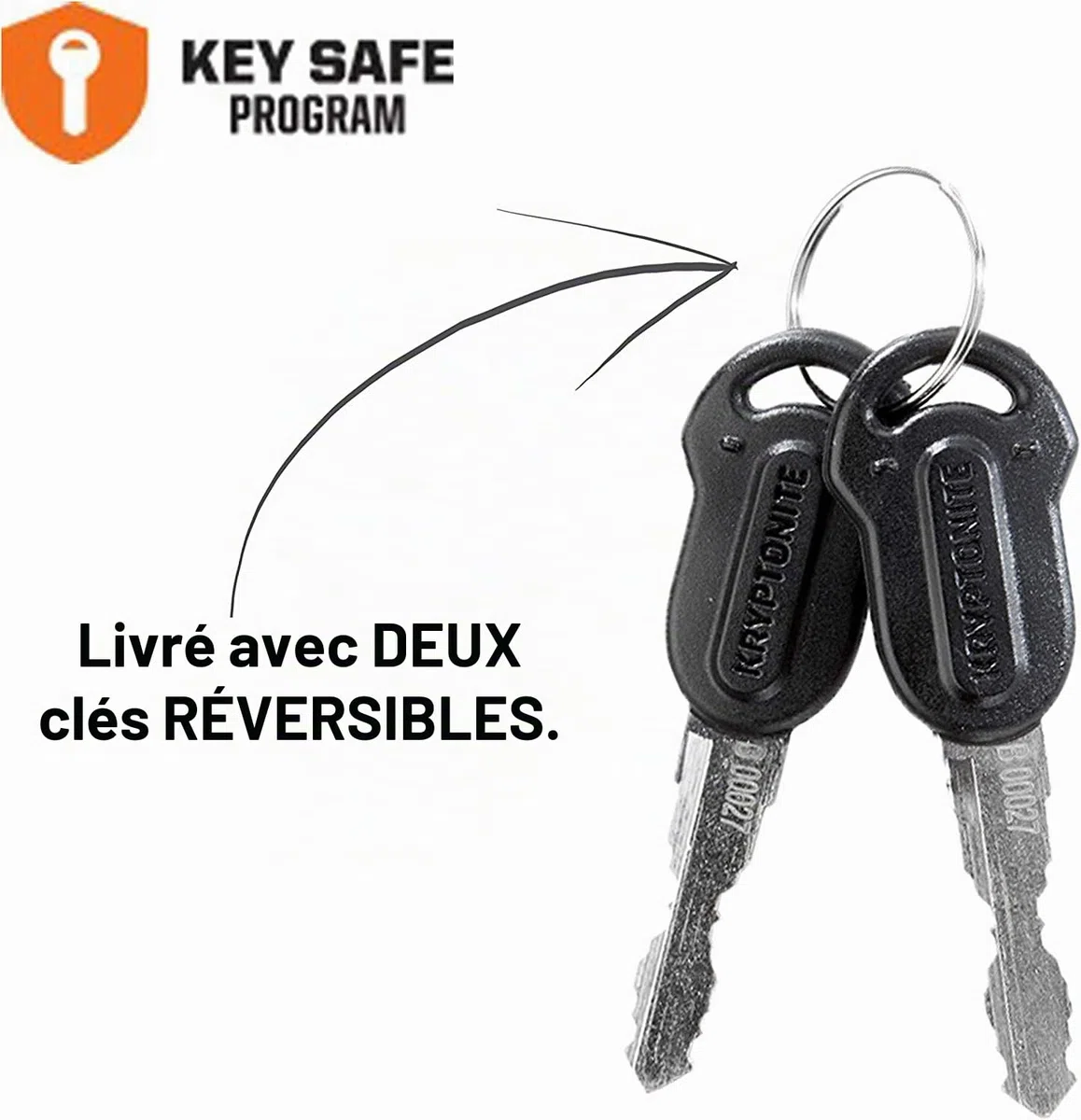 Kryptonite KryptoFlex 1518 Câble Antivol avec Clé, Niveau Sécurité 3/10 | Câble Tressé en Acier de 15 mm, Antivol Vélo avec Revêtement en Vinyle, Système Easy-Click, 1,07 kg, Longueur 180 cm