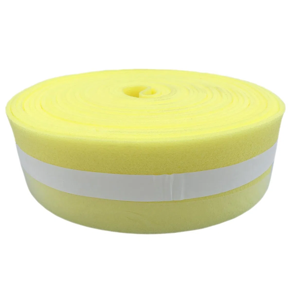 Bande d'isolation Hydroland Jaune 25 mètres x 150 mm x 8 mm pour Béton, Métal, Plastique, Construction et Réparation