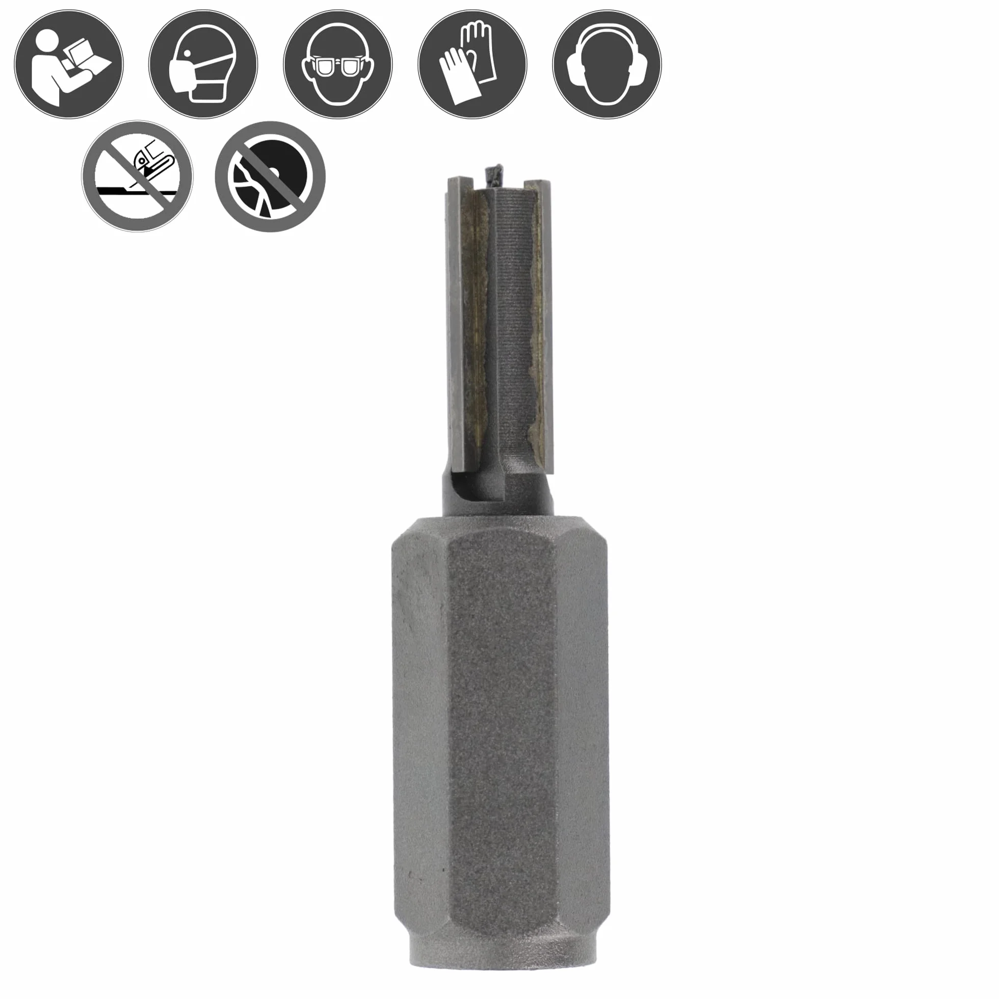 PRODIAMANT Fraise à mortier en carbure de tungstène 10 mm pour meuleuse d’angle, scie à sol en carbure avec filetage M14