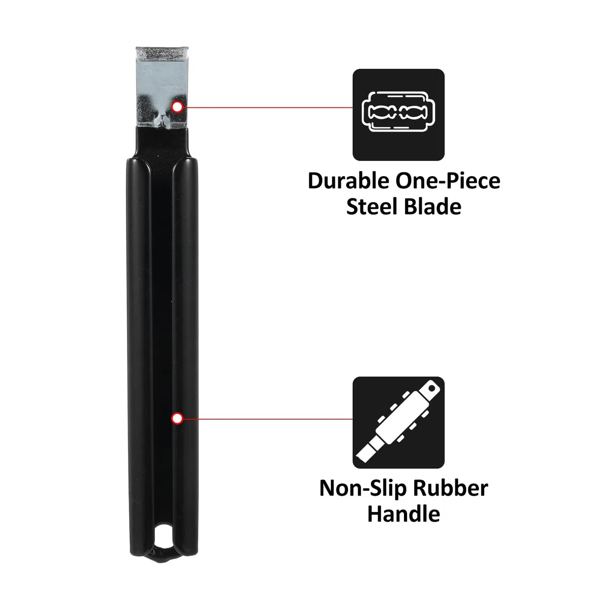 HUIOP Paquet de 2 outils de retrait de revêtement en vinyle pour l'installation et la réparation Poignée antidérapante extra longue Retrait facile des revêtements en vinyle sans endommager le revêteme